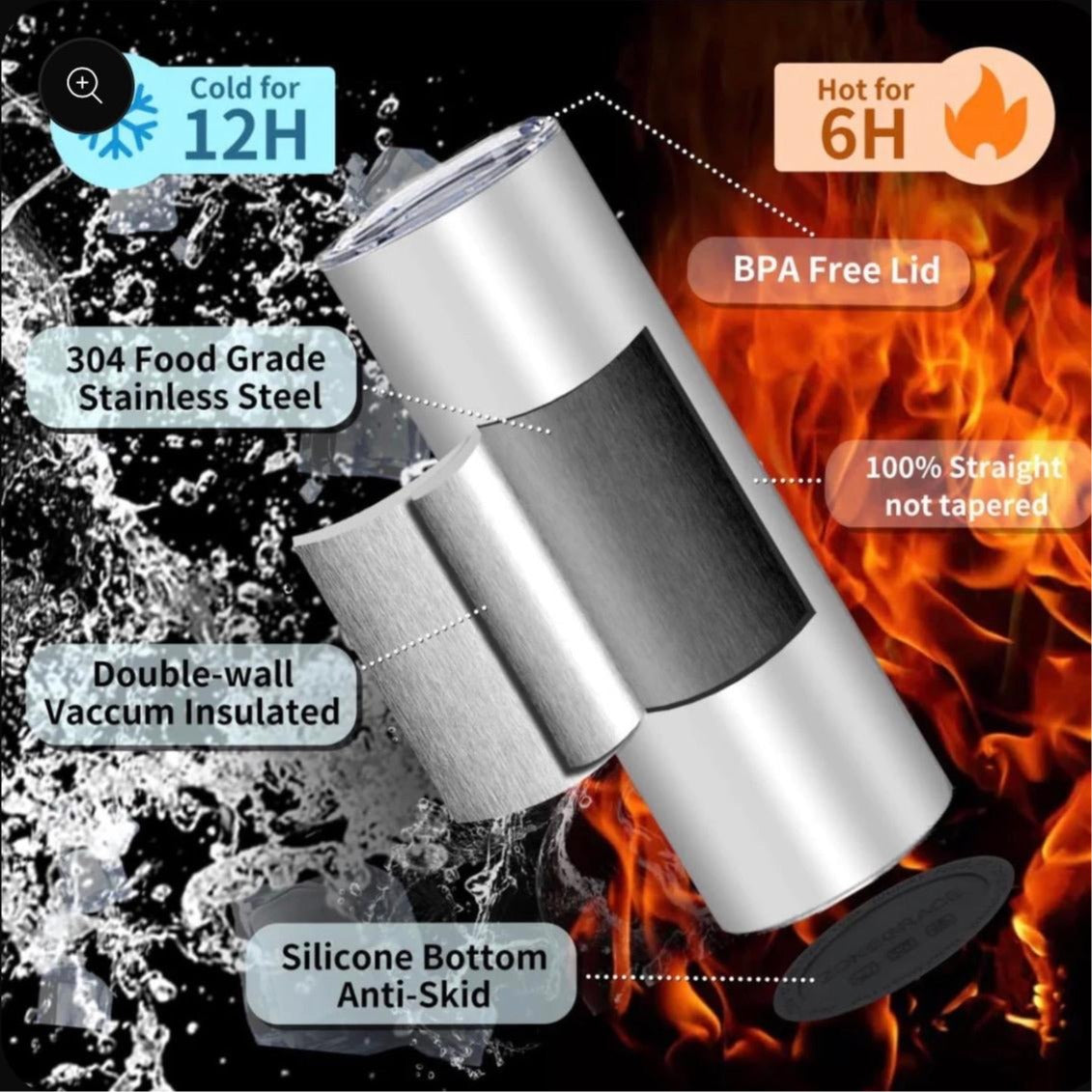 Serial Killer Documentaries or Christmas Movies 20oz double wall insulated tumbler