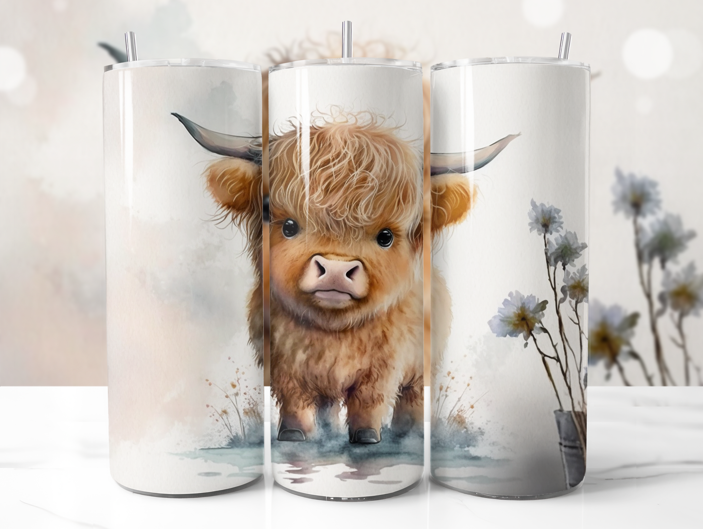 Fluffy Cow Tumbler