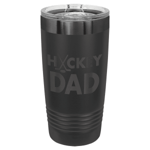 Ghost Black ION-Plated Ringneck Tumbler with Slider Lid