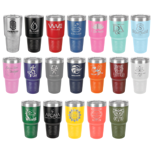Vaso Ringneck personalizable de acero inoxidable de 20 oz