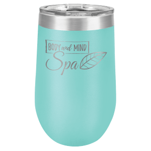 Polar Camel 16 oz. Vacuum Insulated Stemless Tumbler w/Lid