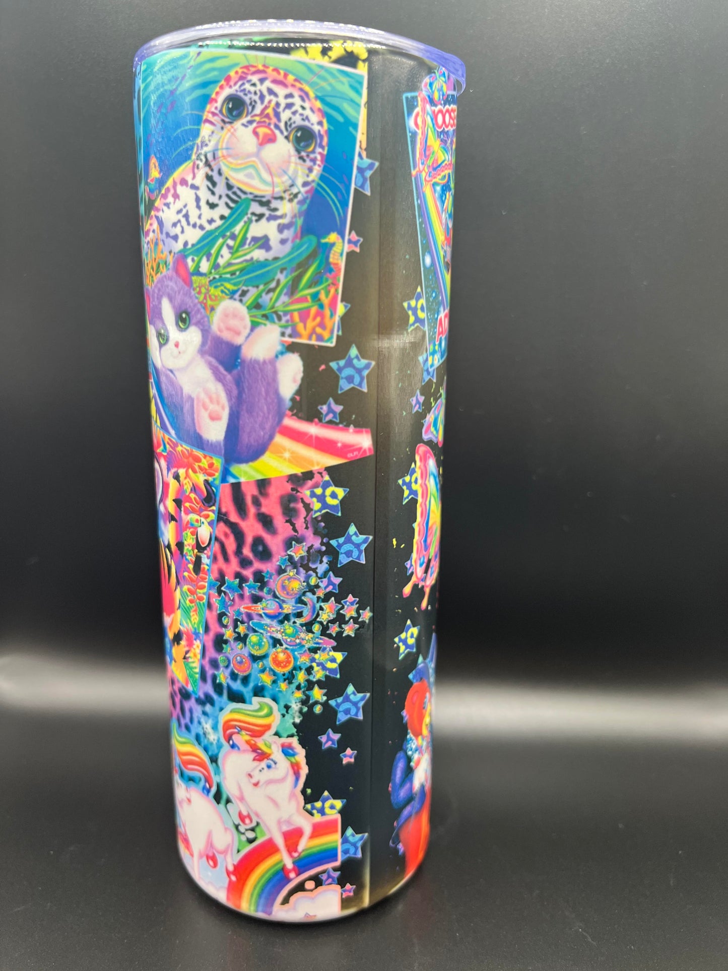 20oz Lisa Frank Collage Tumbler