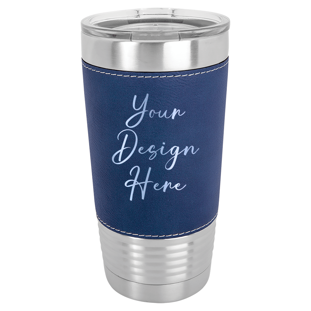 20oz Customizable Leatherette Tumbler