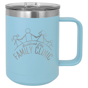 Polar Camel 15 oz. Vacuum Insulated Travel Mug with Slider Lid