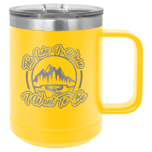 Polar Camel 15 oz. Vacuum Insulated Travel Mug with Slider Lid