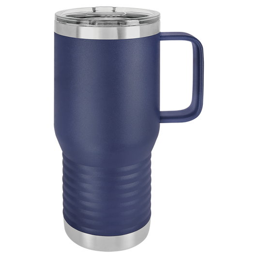 Camello polar 20 oz. Taza de viaje aislada al vacío con tapa deslizante