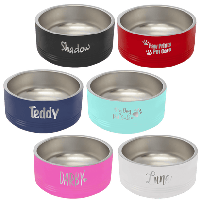 Cuencos para mascotas personalizables de 32 oz