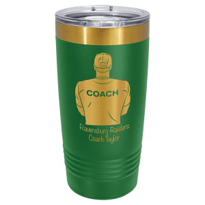 Vaso Ringneck personalizable de acero inoxidable de 20 oz