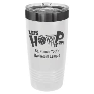 Vaso Ringneck personalizable de acero inoxidable de 20 oz