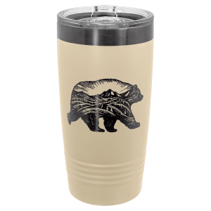Vaso Ringneck personalizable de acero inoxidable de 20 oz
