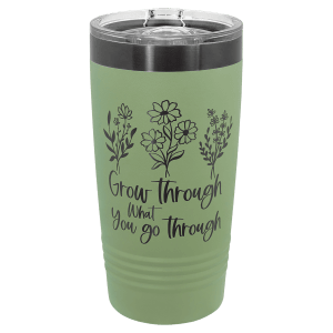 Vaso Ringneck personalizable de acero inoxidable de 20 oz