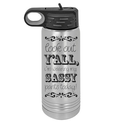 20oz Customizable Stainless Steel Water Bottle