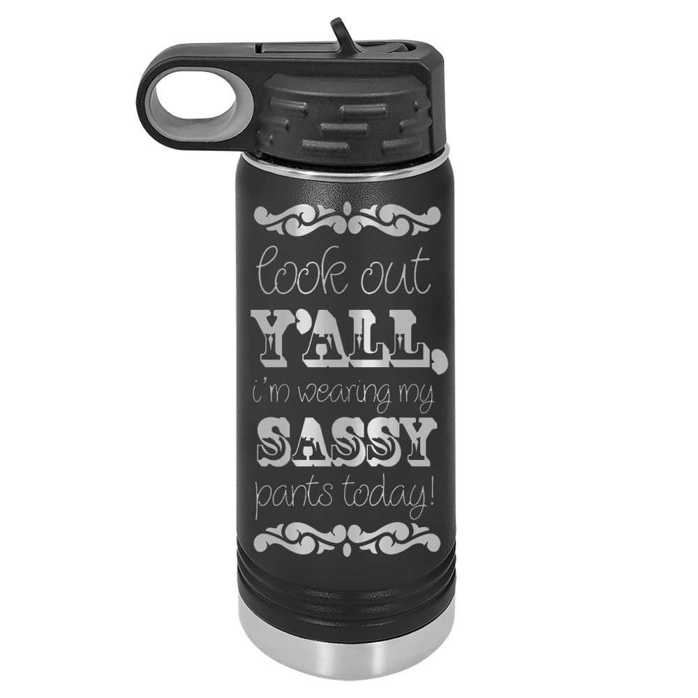 20oz Customizable Stainless Steel Water Bottle