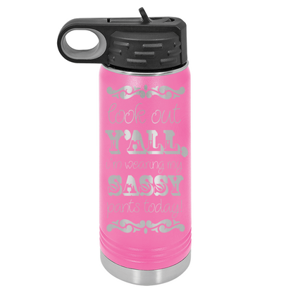 20oz Customizable Stainless Steel Water Bottle