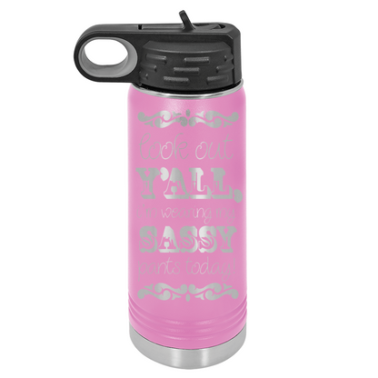 20oz Customizable Stainless Steel Water Bottle