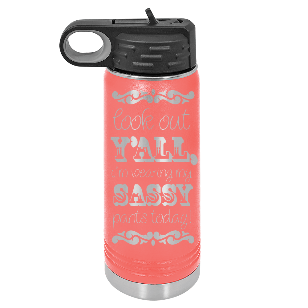 20oz Customizable Stainless Steel Water Bottle