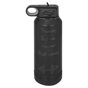 Botella de agua de acero inoxidable personalizable de 20 oz