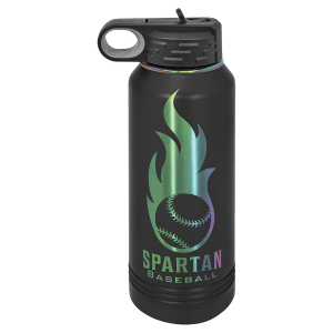 Botella de agua de acero inoxidable personalizable de 20 oz