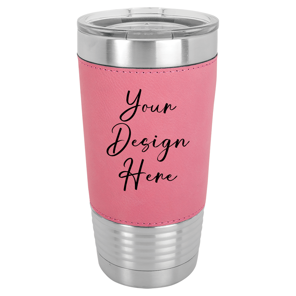 20oz Customizable Leatherette Tumbler