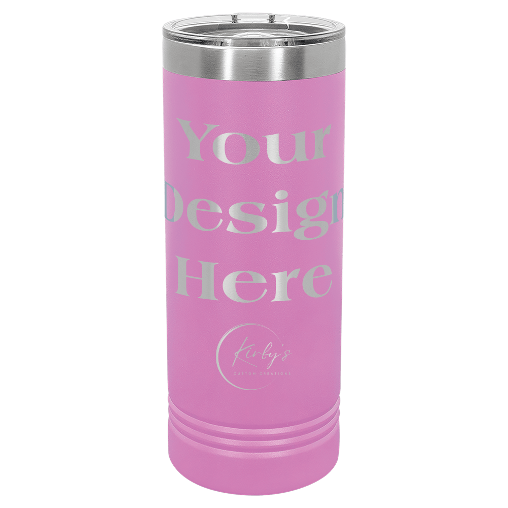 22oz Customizable Skinny Tumbler