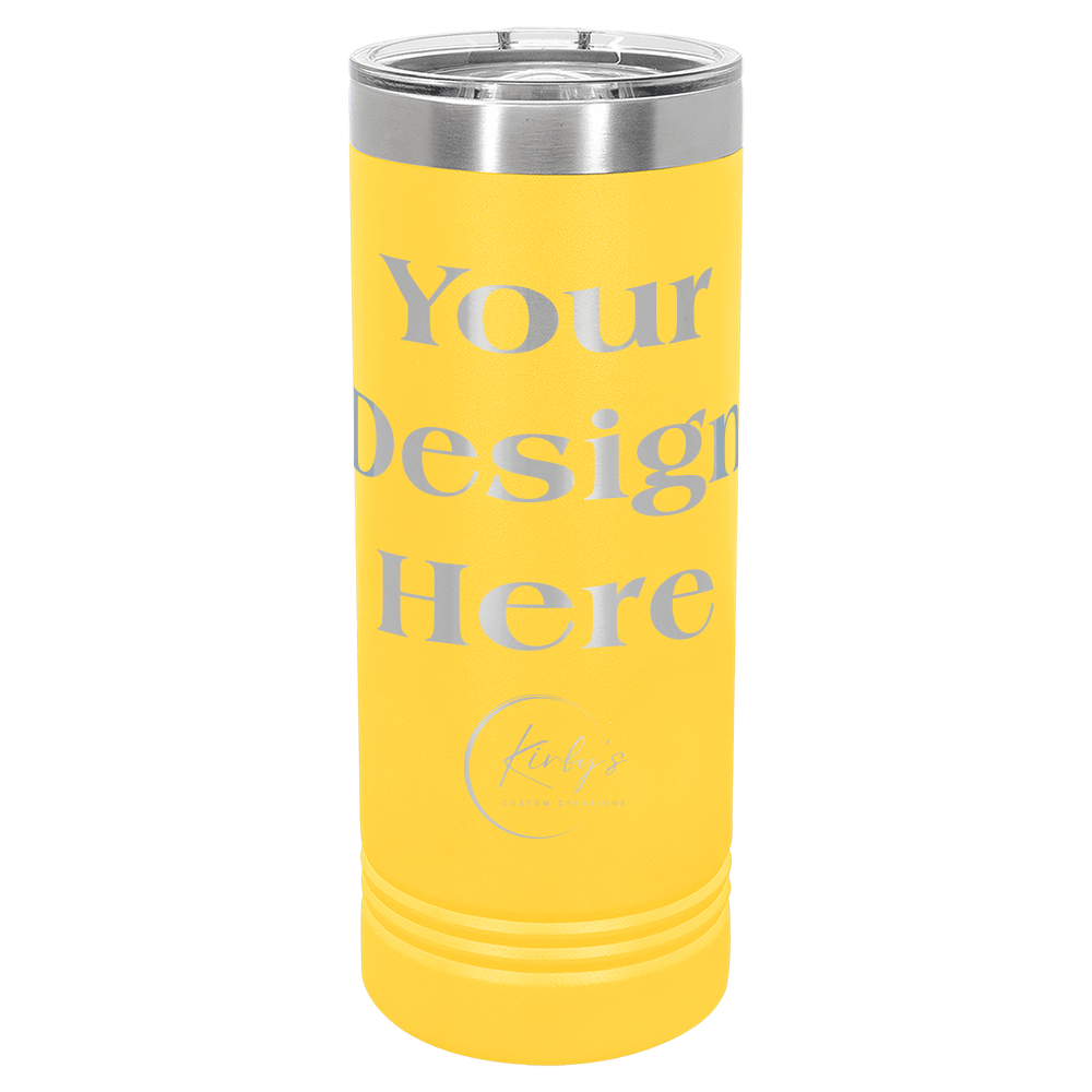 22oz Customizable Skinny Tumbler