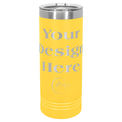 22oz Customizable Skinny Tumbler