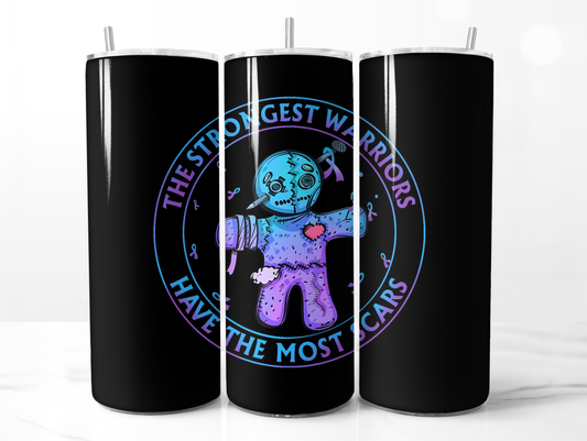 The Strongest Warriors Have the most Cars 20oz Sublimated Tumbler