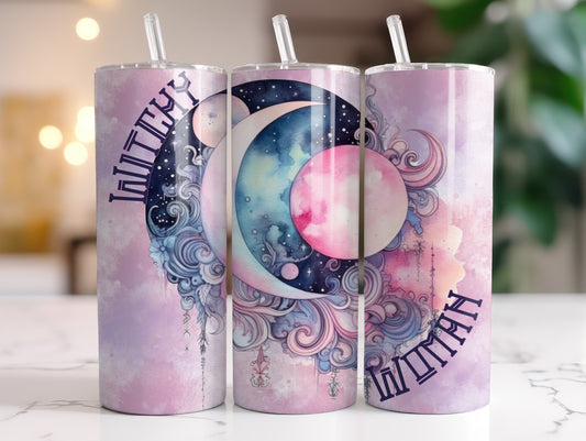 Witchy Woman 20oz sublimated tumbler with straw & Lid