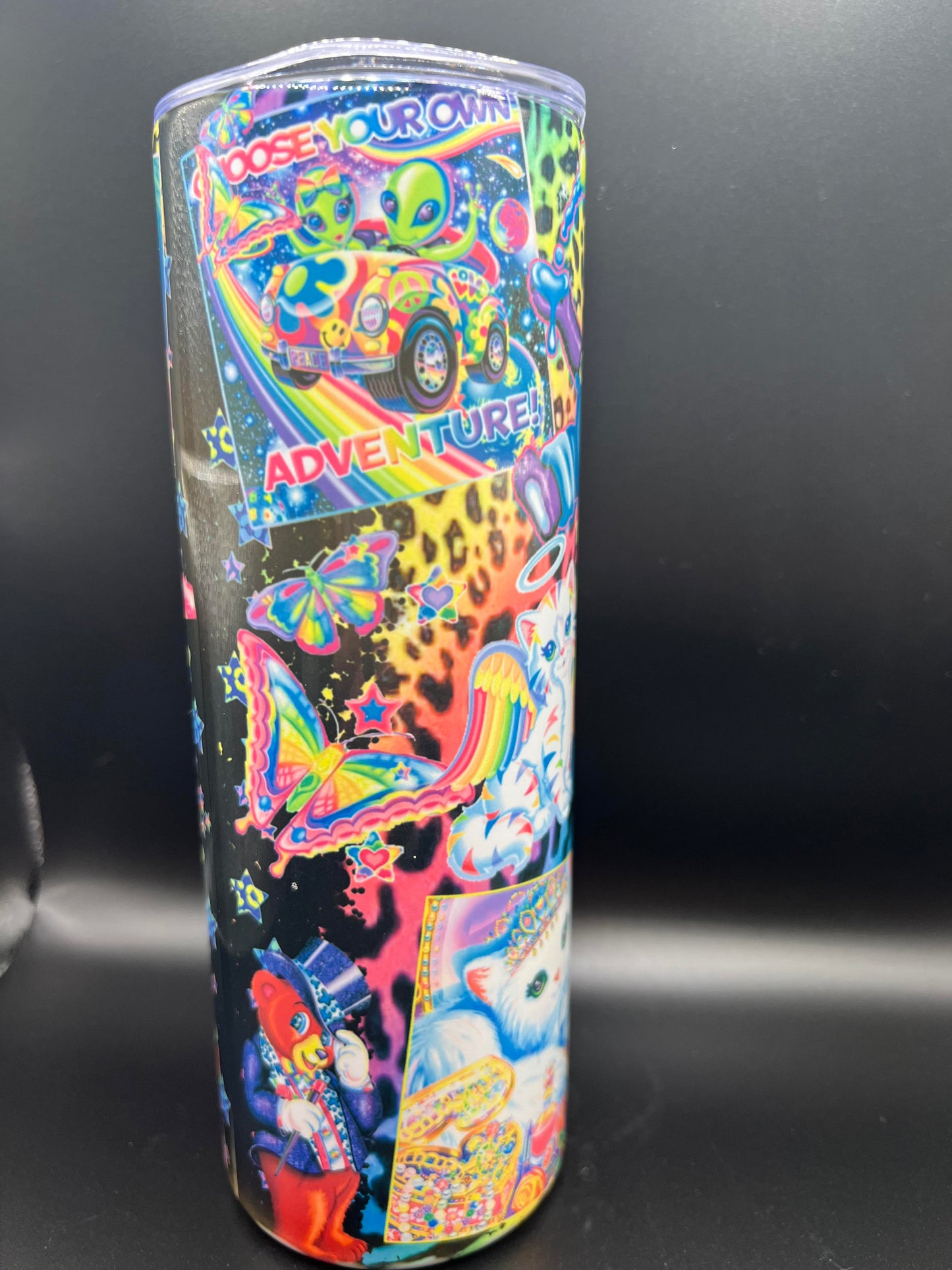 20oz Lisa Frank Collage Tumbler